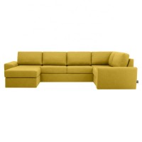 Modern Stylish Living Room Furniture Sofa Cum  Bed Corner Sofabed with Storage Function U Shape Sectional Sleeper Sofa