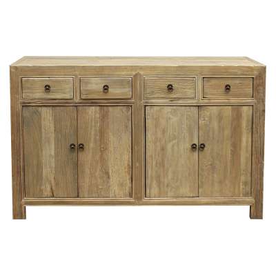 European Classic Style Antique Handmade Natural Reclaimed Wooden Buffet