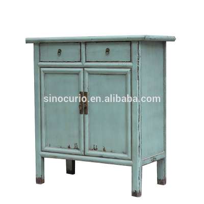 Chinese vintage asian recycled furniture reproduction antique painted chest