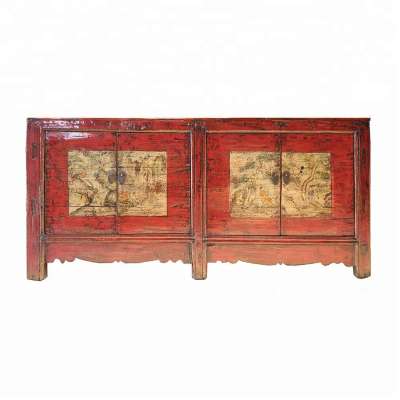 Chinese antique vintage furniture beijing antique reproduction paint wholesale