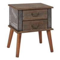 Antique Style Wooden 2-Drawer Chest Wholesale for Storage