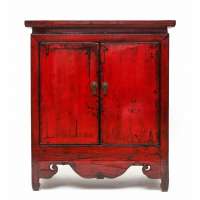 Chinese Antique furniture solid wood painted sideboard cabinet